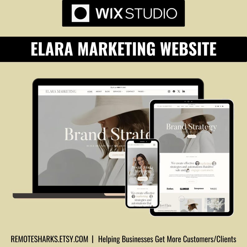 feminine website template