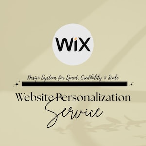 WIX-sjabloonpersonalisatieservice voor sjablonen gekocht bij Remote Sharks