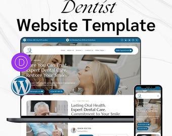 Dentist Website Template – Divi WordPress Theme for Dental Clinics, Family Dentistry & Oral Care Services