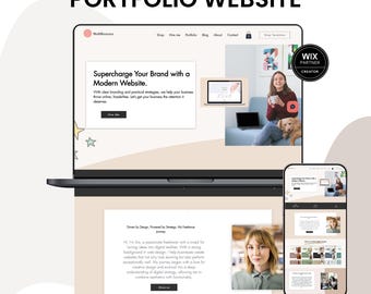 Szablon WIX dla portfolio – projektowanie stron internetowych dla freelancerów, twórców i niezależnych profesjonalistów