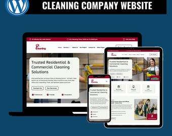 Cleaning WordPress Theme – Divi Website Template for Residential & Commercial Cleaning Services