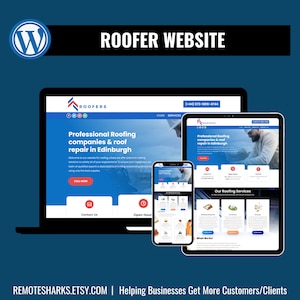 Roofer Website Designs, Roofing Website Template, Roofing Company Website Design, Roofer Web design, Roofers WordPress Template