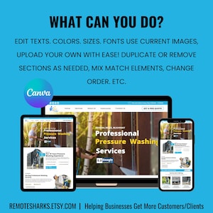 CANVA Website Design