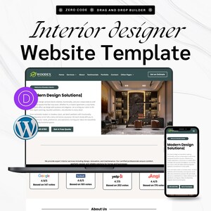 Interior Designer Website Template – Divi WordPress Theme for Decorators, Home Stylists & Creative Studios