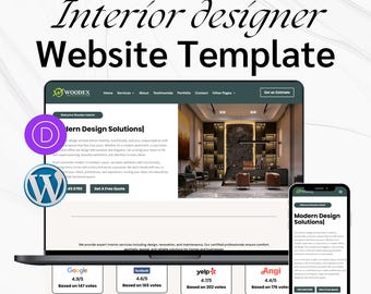 Interior Designer Website Template – Divi WordPress Theme for Decorators, Home Stylists & Creative Studios