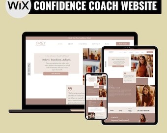Modello di sito web WIX per coach di fiducia: coach di vita, mentalità e crescita personale