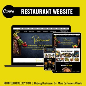 Restaurant Website Template,