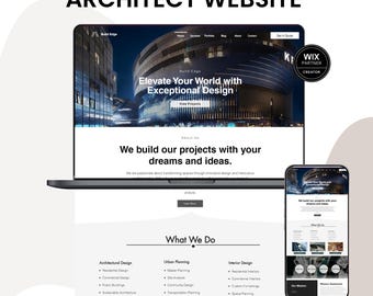 Architect WIX Template – Website Design for Architects, Designers & Construction Firms