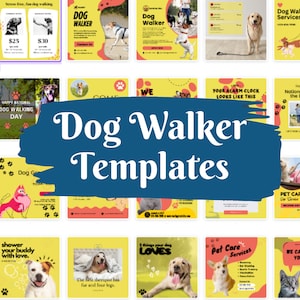 Dog Grooming Social Media Templates