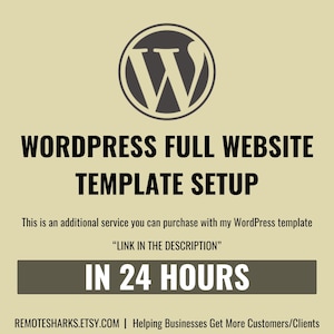 WordPress Website Template Setup Service – Template Installation and Customization – Expert Support (24 Hours Delivery)