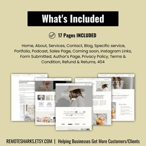 personal brand website template