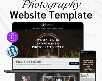 Photographer Website Template – Divi WordPress Theme for Photographers & Creative Portfolios