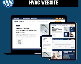 HVAC WordPress Theme – Divi Website Template for Heating, Cooling & AC Repair Services