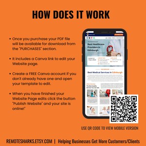 Medical Clinic Canva Website