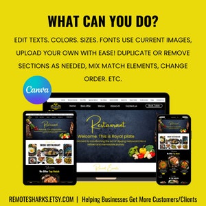 Restaurant Landing Page,