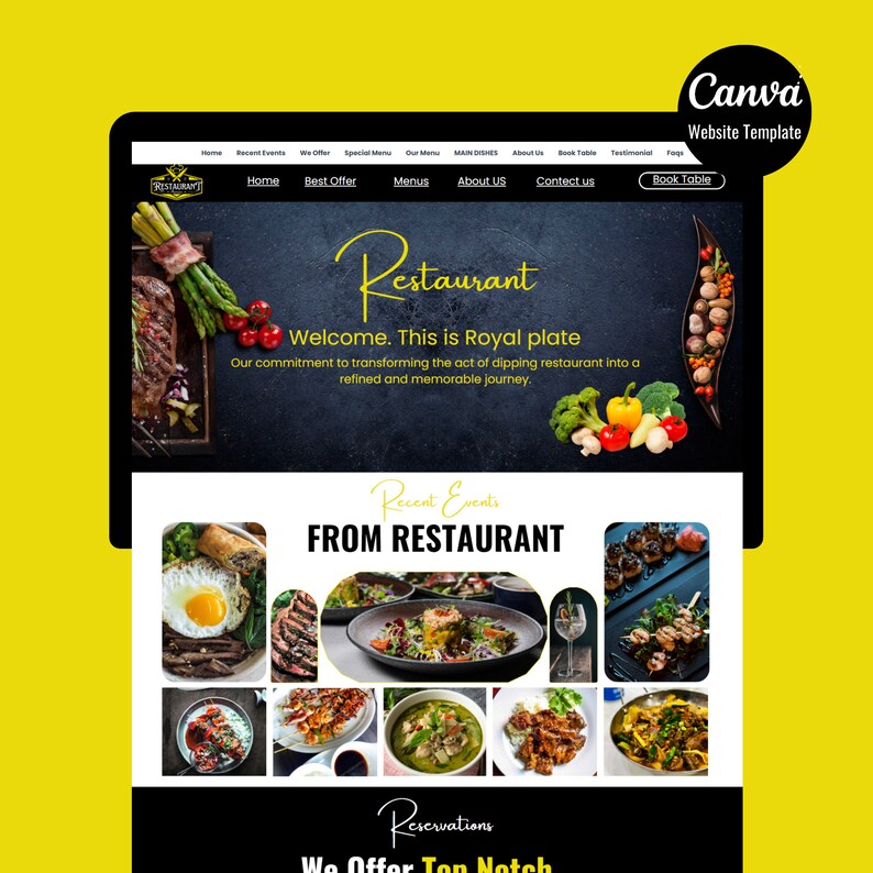 CANVA Website Design