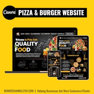PIZZA WEBSITE TEMPLATE,