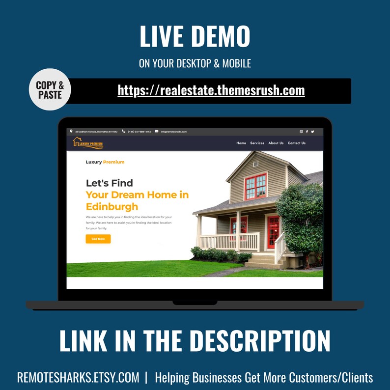 Real Estate Website Design,