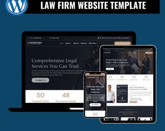 Modello di sito web per avvocati: tema WordPress per avvocati, studi legali e servizi legali