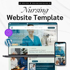 Website-Vorlage für Pflegeheime – Divi WordPress-Theme für Altenpflege und medizinische Dienstleistungen