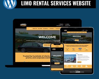 Limousine WordPress Theme – Divi Website Template for Limo, Car Hire & Luxury Transport Services