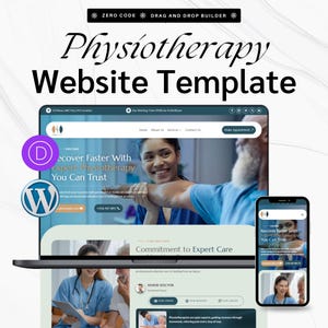 Template per sito web di fisioterapia – Tema WordPress Divi per cliniche di fisioterapia e riabilitazione