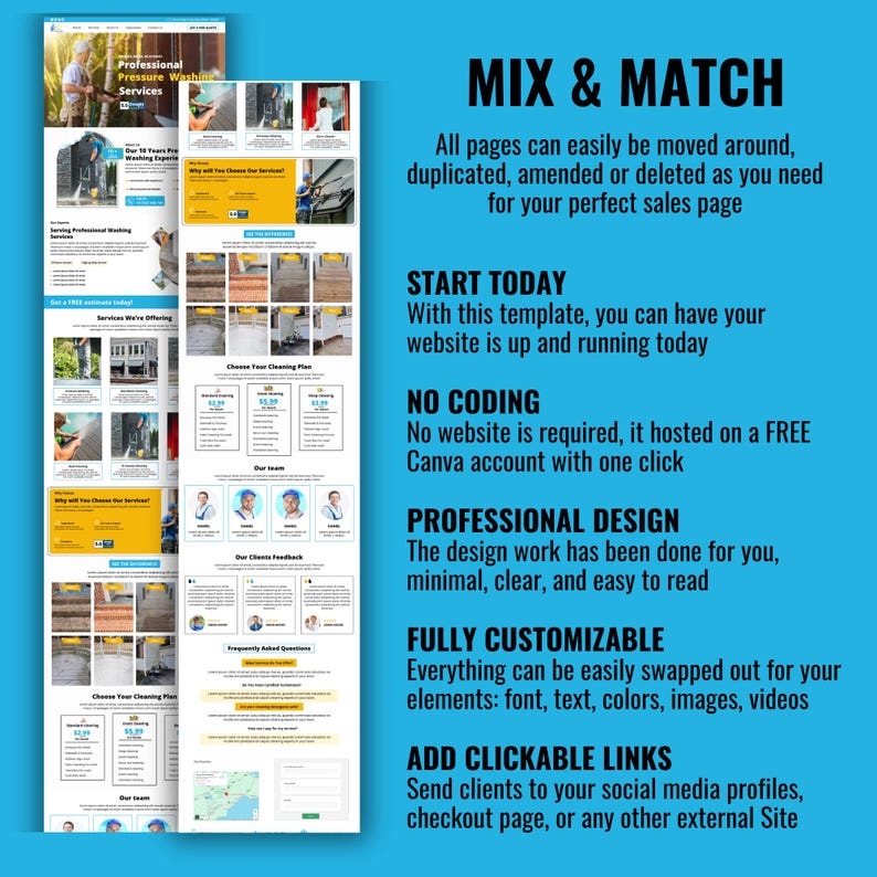 CANVA Website Design