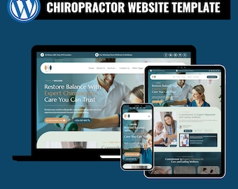 Chiropractor WordPress Theme – Divi Website Template for Clinics, Wellness Centers & Physical Therapy Services