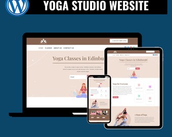 Yoga Coach Website Template for WordPress – Divi Theme with Fast Setup (Digital Download)