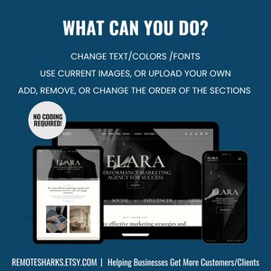 Easy customization options inside Divi for Elara WordPress template
