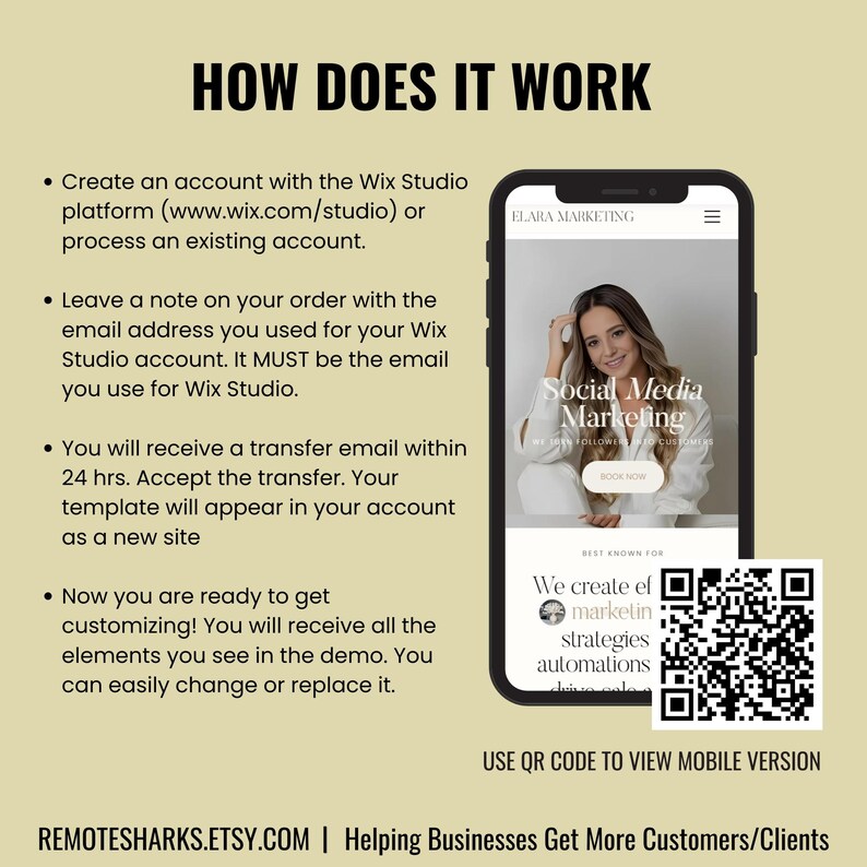 feminine coach website template