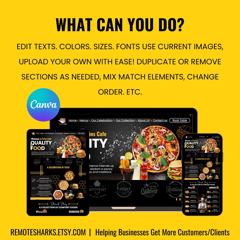 FAST FOOD WEBSITE DESIGN,
