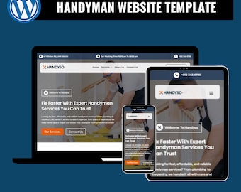 便利屋向けWordPressテーマ – 修理・メンテナンス・ホームサービス向けDiviウェブサイトテンプレート