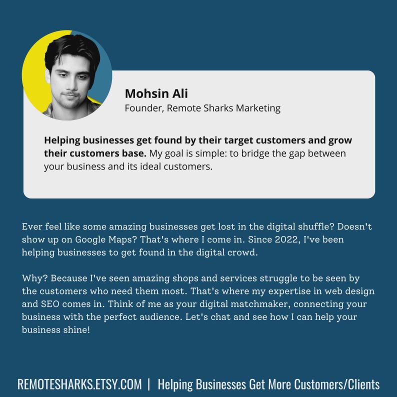 Mohsin Ali - Owner Remote Sharks Marketing