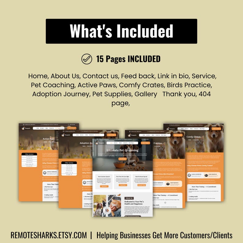 pet care template