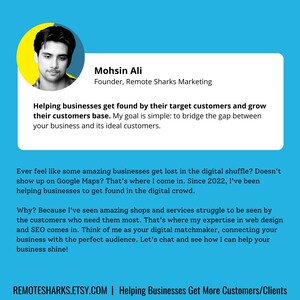 Mohsin Ali, Owner Remote Sharks Marketing