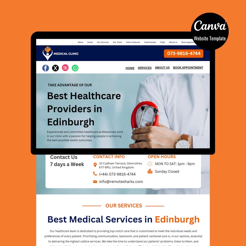 Clinic Web Design