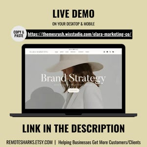feminine wix studio template