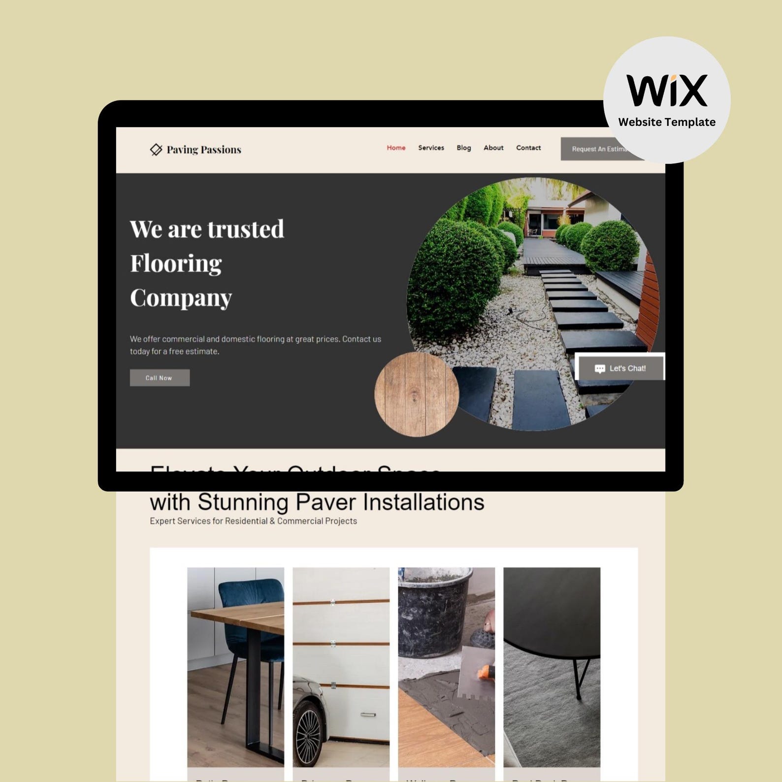 Flooring Website Design, Flooring Website Template, Flooring WIX
