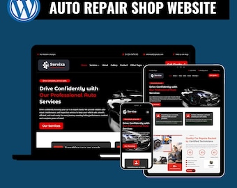 自動車修理WordPressテーマ - 整備工場、ガレージ、カーサービスショップ向けDiviウェブサイトテンプレート