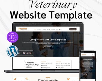 Veterinary Clinic Website Template – Divi WordPress Theme for Vets, Pet Care & Animal Clinics