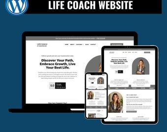 Tema de WordPress para coaches de vida: plantilla web Divi para desarrollo personal, coaching mental y servicios de consultoría.