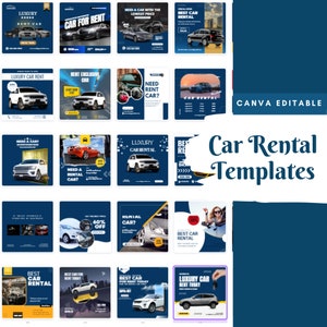 Car Rental Instagram Templates