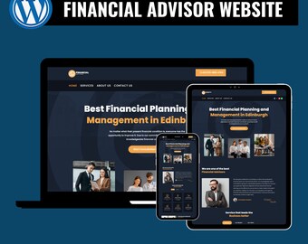 Financial Advisor Website Template for WordPress – Divi Theme with Fast Setup (Digital Download)