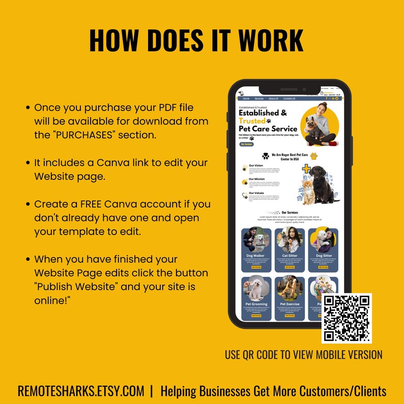 Pet Care Landing Page,