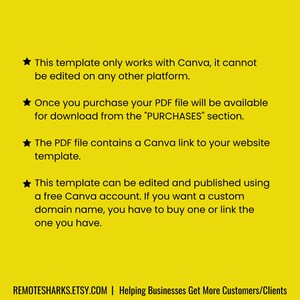 Restaurant Website Template for Canva – Easy-to-Edit Design, Publish in Minutes (Digital Download) image 9