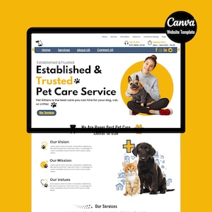 PET CARE WEBSITE DESIGN