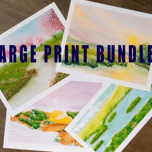 MIX & MATCH Large Print Bundle von 2, süße Wandkunst, Kunstdrucke, Wand-Dekor, Wand Kunst Bundle, Print Bundle, trendige ästhetische Drucke,