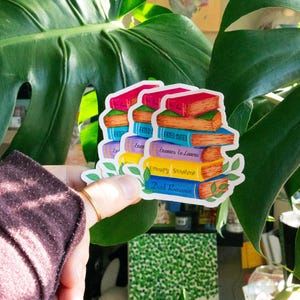 Romance Book Trope Sticker, Book Stickers, Bookish Stickers, Kindle Stickers, Book Lover Sticker