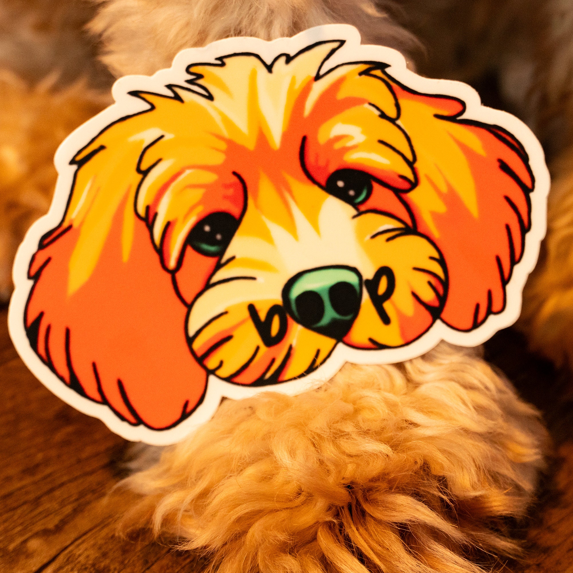 Boop the Dog Sticker Pet Sticker Dog Decal Dog Lover Water - Etsy